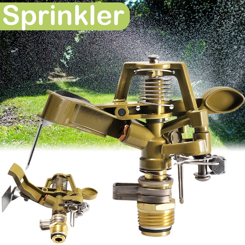 Details about   Plastic Impact Sprinkler Rotating Tripod Rocker Watering Sprinkler Irrigations 