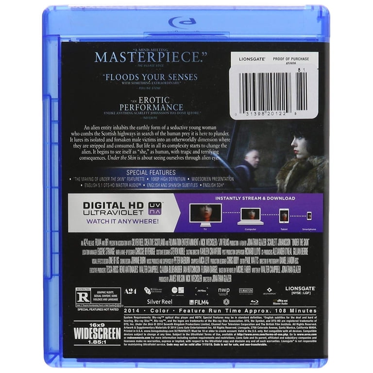 Under the Skin (Blu-ray) - Walmart.com