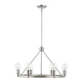 thumbnail image 2 of 47166-91 Livex Lighting Lansdale - 6 Light Chandelier In Transitional Style-19.5 Inches Tall and 25 Inches Wide-Brushed Nickel Finish    -Traditional, 2 of 13