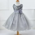 Bullpiano 3-10T Kids Girls Flower Princess Sequin Dress Birthday ...