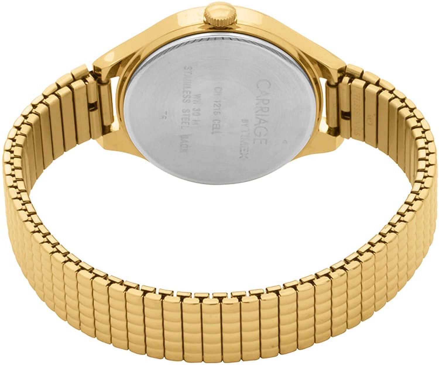 Carriage Women's Carolyn Watch, Gold-Tone Stainless Steel Expansion Band - image 2 of 3