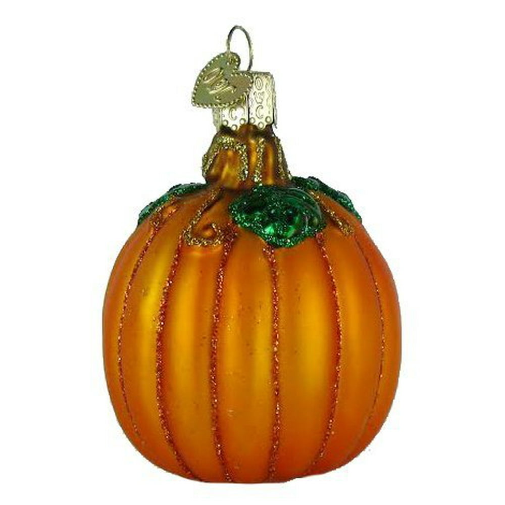 Old World Christmas Pumpkin Glass Blown Ornament