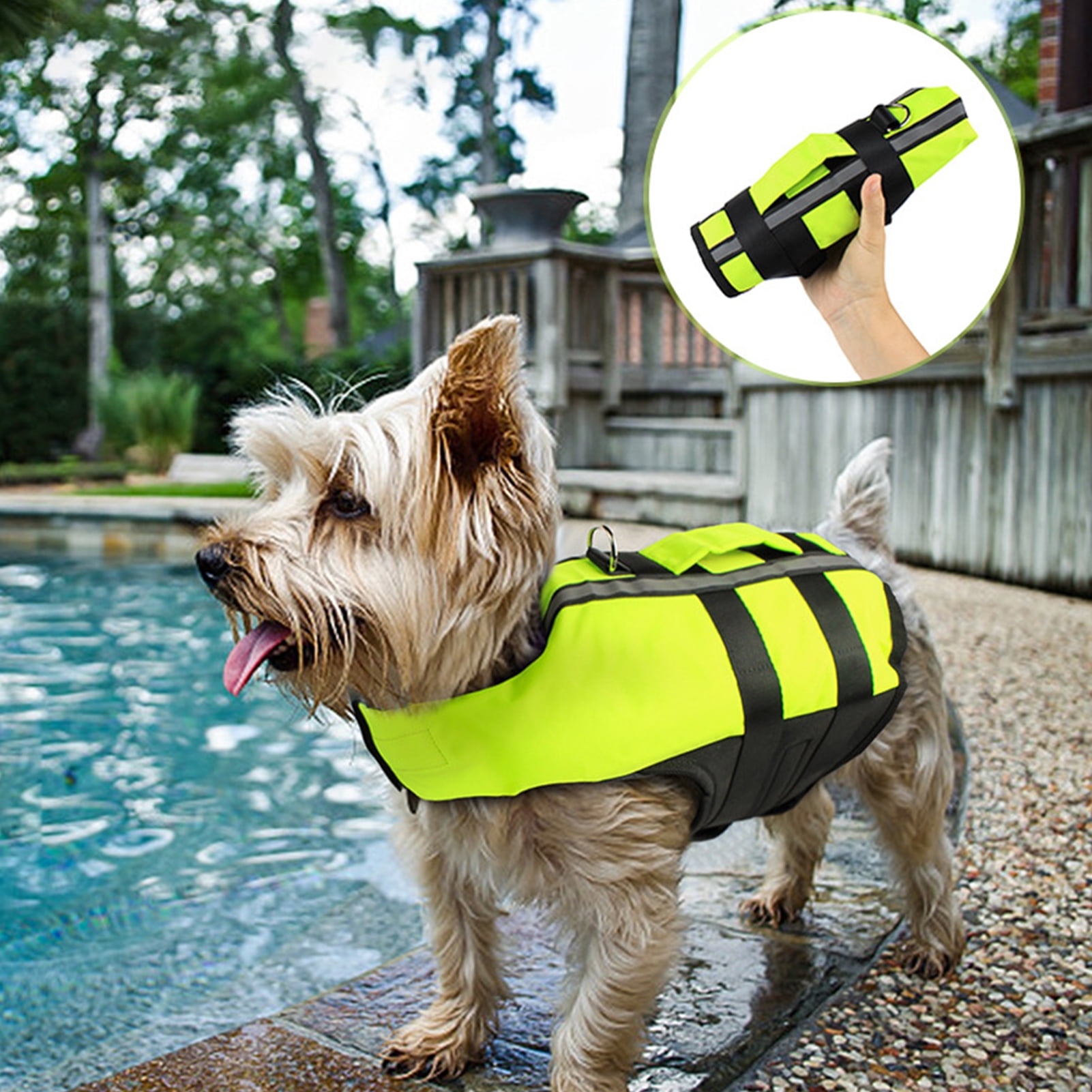 critters inflatable dog life vest