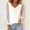 A188 White, variant on Elegant Blouse for Women Sheer Lace Long Sleeve Cowl Neck Slim Fit Solid Dressy Top for Office Business Casual Party Night Out Stylish Clothes