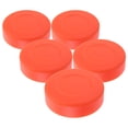 thumbnail image 1 of Raindrops 5Pcs Orange PVC Ice Hockey Puck with Matte Finish for Professional Training and Game Use, 1 of 8