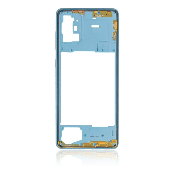 Replacement Mid-Frame Housing Compatible For Samsung Galaxy A71 (A715 / 2020) (Prism Crush Blue)