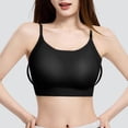 thumbnail image 5 of FITORON Wireless Bra for Women No Show T Shirt Bra Seamless Comfort Everyday Lightly Lined Black,Size M, 5 of 7