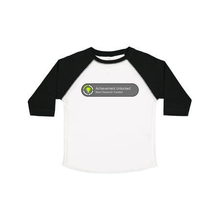 

Inktastic Achievement Unlocked: New Character Created Gift Toddler Boy or Toddler Girl T-Shirt