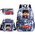 thumbnail image 1 of Detective Conan Detective Kenan Trousse d'École Imprimée 3 Pcs Sac à Dos Étudiant, 1 of 6
