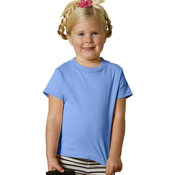 RABBIT SKINS Toddler Cotton Crewneck Short-Sleeve T-Shirt