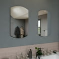 thumbnail image 4 of Croydex Sirena Arched Medicine Bathroom Cabinet with Mirrored Door in Silver (16x26in), 4 of 11