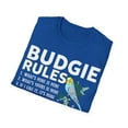 thumbnail image 4 of Budgie Rules | Budgie Lover Parakeet Bird Budgerigar Unisex T-Shirt, 4 of 4