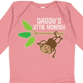 thumbnail image 4 of Inktastic Daddy's Little Monkey Boys or Girls Long Sleeve Baby Bodysuit, 4 of 5