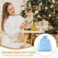 thumbnail image 4 of Uxcell Satin Drawstring Gift Bags for Jewelry, Candy, and Party Favors Sky Blue 6 x 8 Inch, 4 of 7
