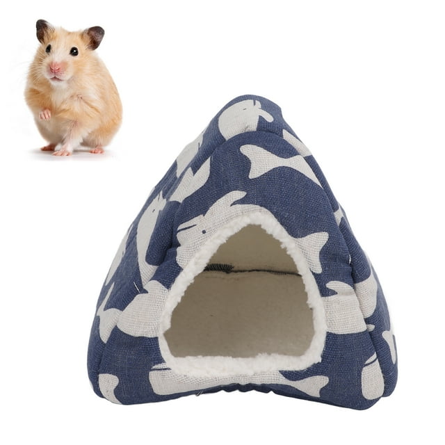 Cama escondite cálida para hámster, cama cueva para hámster, cama para hámster a prueba de viento, cama cueva para mascotas pequeña, confiabilidad excepcional