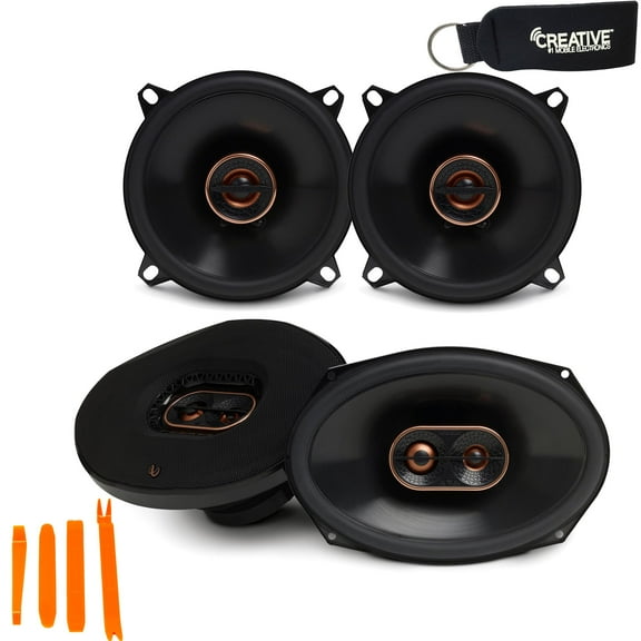 Infinity Reference - REF-9633IX 6x9" 3-Way Car Audio Speakers, And REF-5032CFX 5.25" 2-Way Car Audio Speakers Package