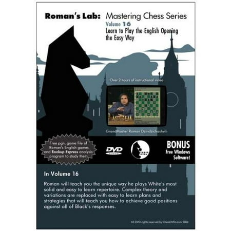 Roman's Chess Labs: Vol. 16, Learn to Play the English Opening the Easy Way (Best Way To Learn Chess Openings)