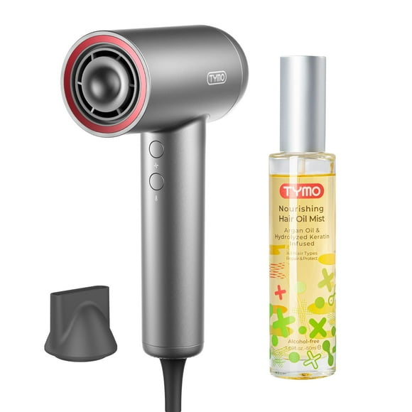 TYMO Hair Dryer, Professional Ionic Blow Dryer+TYMO Hair Oil Spray