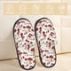thumbnail image 2 of Fotbe Mushroom Pantuflas Peludas para Mujer con Estampado, Zapatillas de Peluche, Zapatos de Invierno para Casa, Uso Interior y Exterior-Medium, 2 of 8