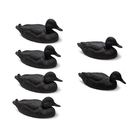 Rig Em Right Blackouts Duck Decoys, 6 Pack
