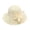 Beige, variant on Hats for Women Floral Lace Mesh Large Brim Outdoor Sun Visor Hat Daily Wear