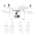 thumbnail image 3 of Patas del tren de aterrizaje Durable 4 unids/set Drone Landing Gear Antena cubre Durable para DJI Phantom 4 Pro plástico reemplazo tapas de reparación caso JShteea Nuevo, 3 of 8