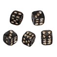 thumbnail image 3 of 5 piezas de calaveras de juguete para Halloween, calavera sonriente de lujo, diablo gótico con plata, 3 of 6