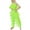 Green, variant on Girls 2 Piece Outfit Summer Suits 2 Piece Latin Ballroom Dance Tassel Solid Color Crop Elastic Pants Dancewear Child Clothes Girls Outfits 10-12 T