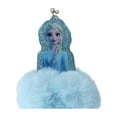 thumbnail image 3 of Textiel Trade Kid's Disney Frozen Ana and Elsa Keyring/Bag Charm with Pompom, 3 of 4