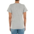 thumbnail image 3 of Time and Tru Women's Pima Cotton Blend V Neck Tee, 2-Pack, Sizes XS-XXXL, 3 of 6
