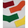 thumbnail image 4 of Womens Combed Cotton Color Thin socks Viscose- Breathable Soft Crew Casual Socks Comfort Gift 4 Pairs, 4 of 7