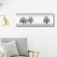 thumbnail image 2 of Masterpiece Art Gallery Snowy Tree Line by Ilona Wellmann Canvas Photo Graphic Art Print 12" x 36", 2 of 4