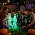 thumbnail image 6 of Lypsnake Cursed Pirate Glowing Ghost Yard Stake Light,Skeleton Pirate with Lantern LED Garden Decor, Spooky Lawn Stake for Halloween Pathway Haunted House Decor, 6 of 8