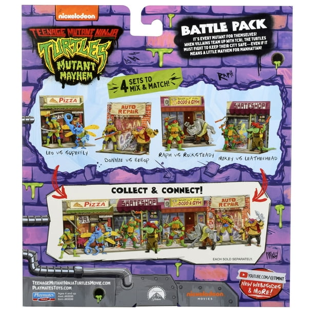 Teenage Mutant Ninja Turtles Mutant Figure 2 Pack, Mikey vs
