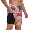 thumbnail image 2 of Kdxio Different Dogs Christmas Print Mens Swim Shorts with Mesh Lining, Breathable and Quick-Drying, Adjustable Waist, Privacy Pocket-Small, 2 of 6