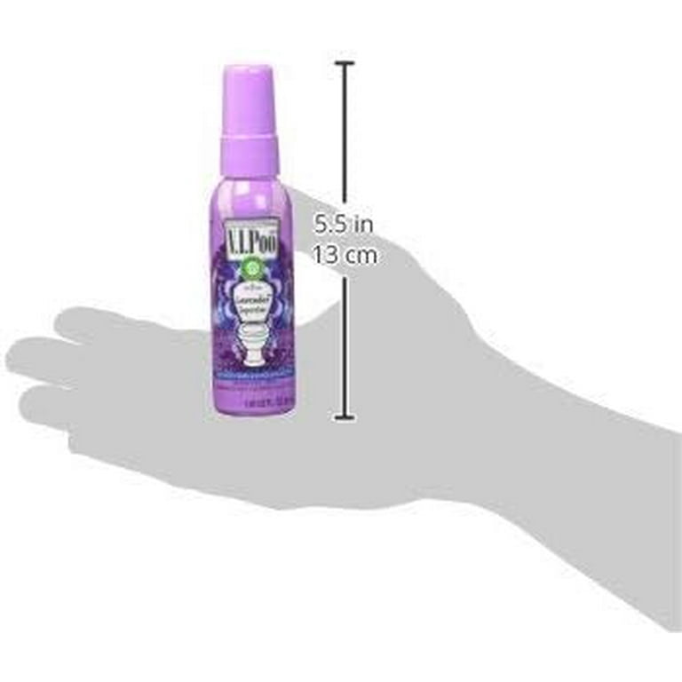 Air Wick V.I.P. Pre-Poop Toilet Spray, 1.85oz, Lemon Idol Scent, Up to 100  Uses, Travel size, Contains Essential Oils 