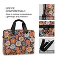 thumbnail image 4 of FORMRS 16" Laptop Bag Carrying Sleeve Case with Handle Travel Shoulder Briefcase, Colorful Flowers, 4 of 8