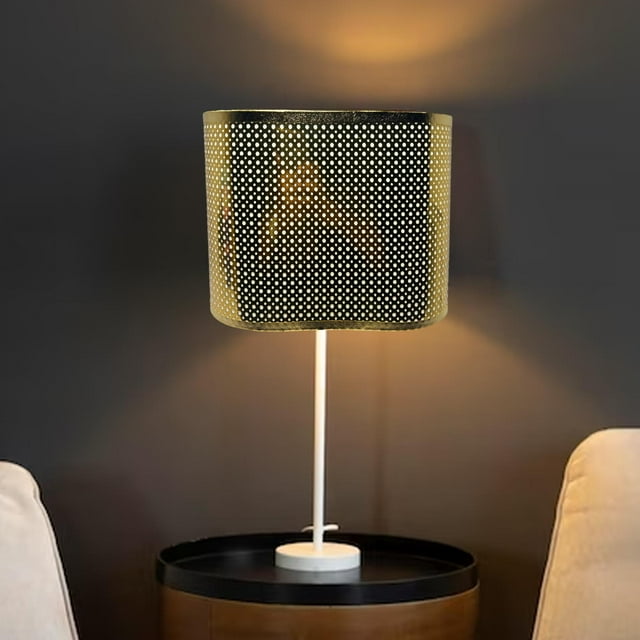 Pantalla de lámpara de tela, pantalla de lámpara de repuesto, Protector de lámpara de araña, cubierta de lámpara de sombra de luz para el hogar, sala Dorado