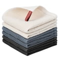 thumbnail image 1 of Nialnant Paquete De 6 Paños Para Platos 100% Algodón Tejido Tipo Gofre Paños De Cocina Trapos De Cocina Suaves Y Absorbentes Paños De Cocina Para Lavar Platos-12 X 12 Pulgadas, 1 of 1