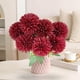 thumbnail image 5 of Lekihaqq Artificial Ball Chrysanthemum Silk Flowers Wedding Centerpieces Fake Bouquet Home Decor, 5 of 7