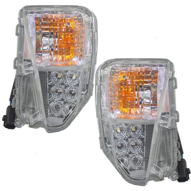 Luz de circulación diurna LED DRL, lámpara de señal de giro para Prius Facelift XW30 2012-2015 81511-47060 81521-47060