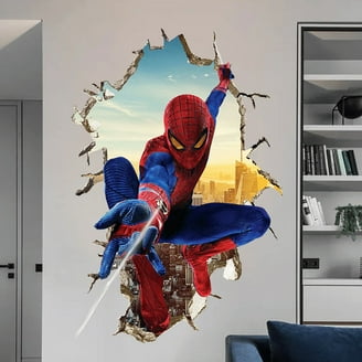 Autocollants muraux 3D de super-héros de dessin animé Panthère Avengers