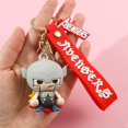 thumbnail image 1 of Vengadores dibujos animados capitán Spider Man llavero de silicona Ironman Hulk Deadpool muñeca llavero bolsa accesorios llavero de coche xuanjing  unisex, 1 of 2