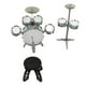 thumbnail image 4 of Batería de jazz para niños, batería de jazz para niños, batería para principiantes, instrumentos musicales para niños, valor excepcional, 4 of 8