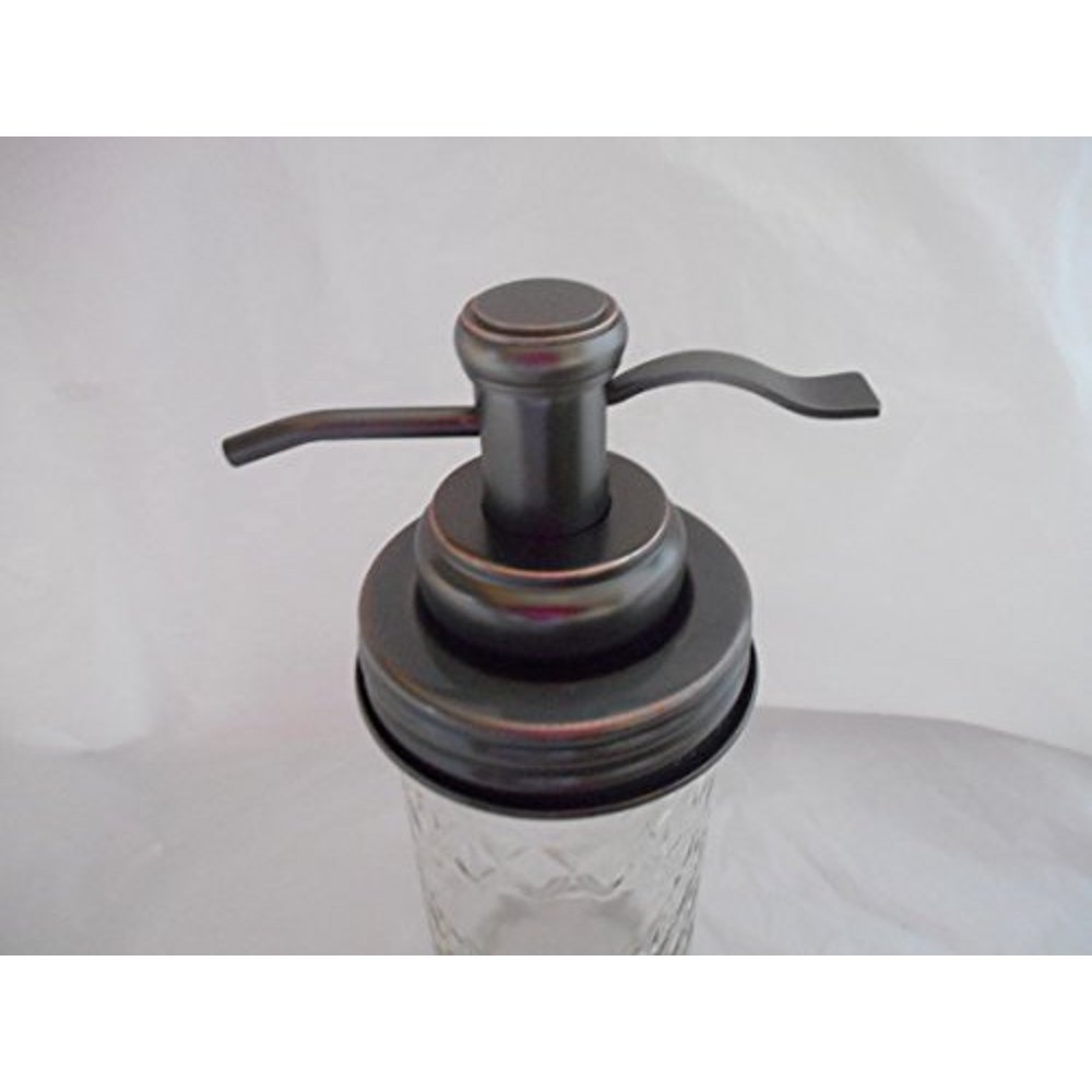 Water Well Pump Style Mason Jar Lotion/Soap dispenser Antique Copper