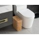 thumbnail image 3 of Bote de basura Coeusy Mimbre de 11.4 L para baño o dormitorio con tapa, 3 of 8