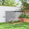 thumbnail image 3 of Outsunny 4' x 4' Plant Protection Tent Crop Cage with Door, Black, 3 of 10