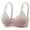 Gray, variant on Workout Bra Women Seamless Bra Feature V-Neck No Underwire Bra Style W-1555 Pinks XL