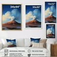thumbnail image 4 of Designart "Dreamy Volcanic Reverie" Volcano Wall Art Living Room, 4 of 7