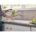 thumbnail image 4 of Delta Faucet Robinet de Cuisine à Poignée Unique avec Pulvérisateur Rétractable, Acier Inoxydable Arctique 470-AR-DST, 4 of 4